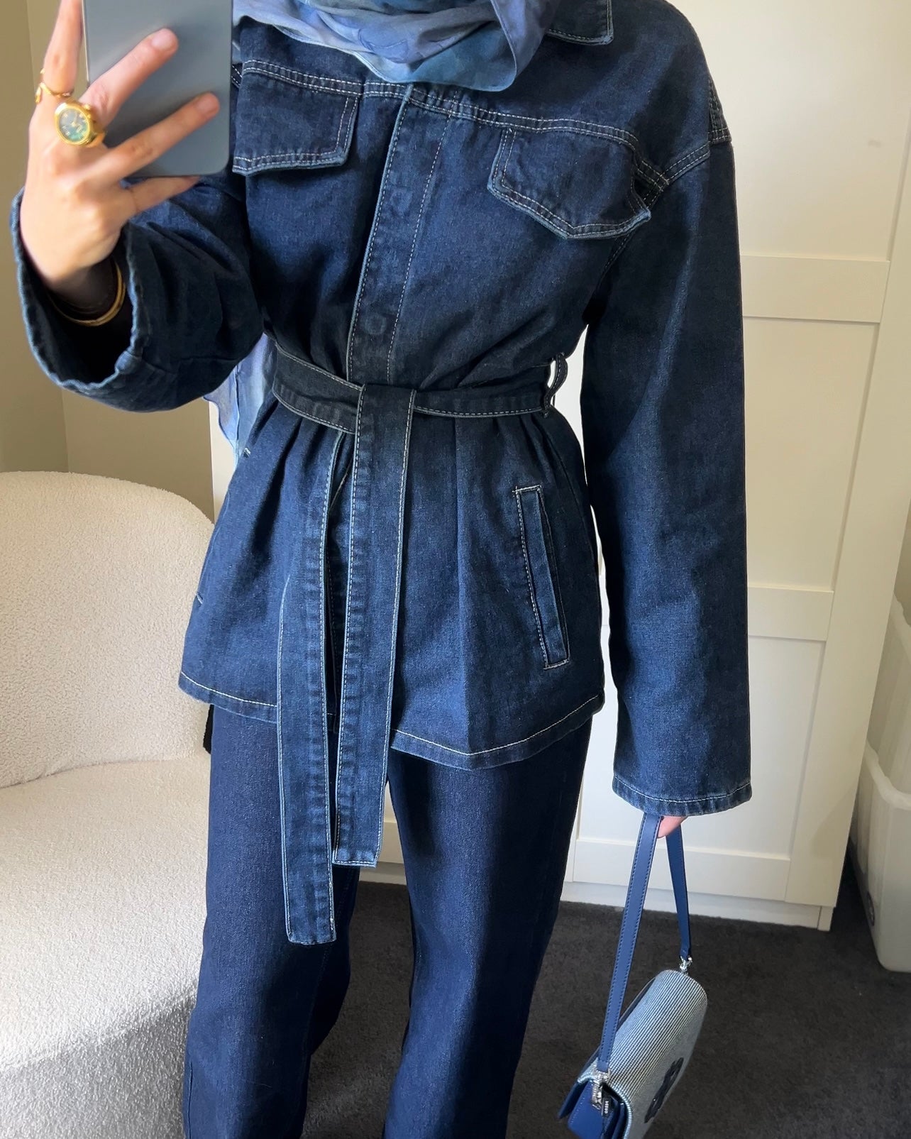 Aneeqa Denim (2 piece Set)