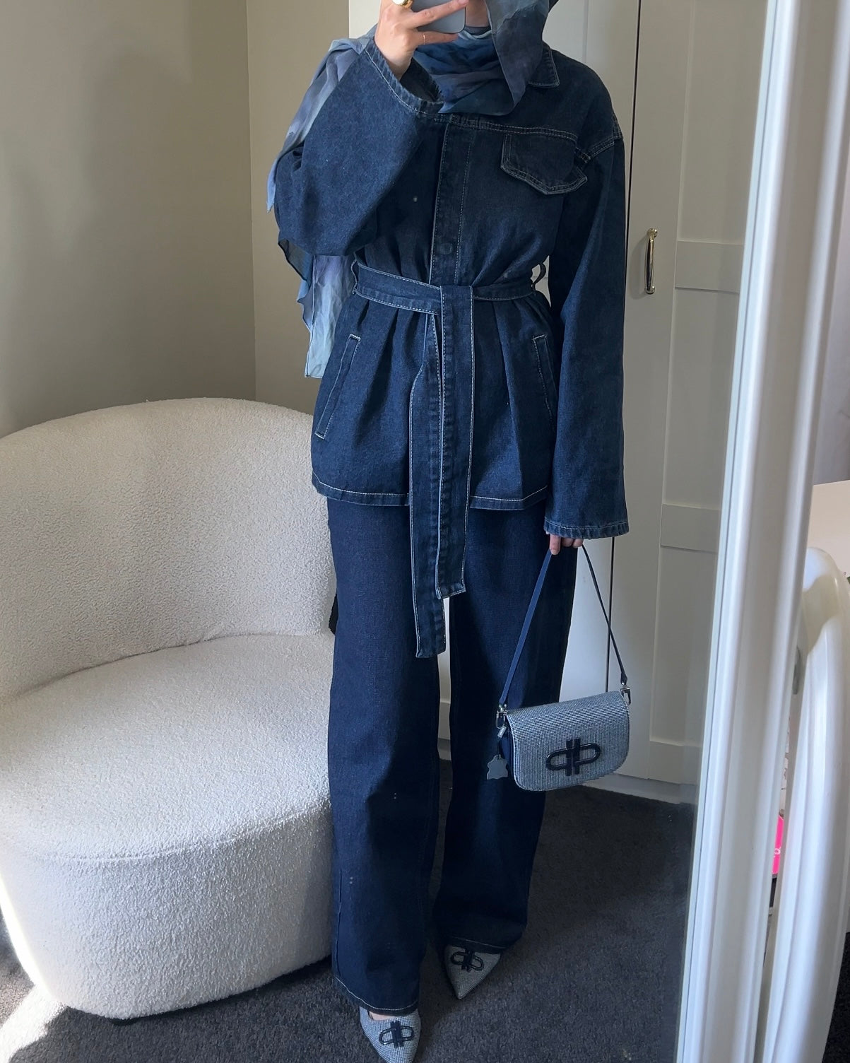 Aneeqa Denim (2 piece Set)