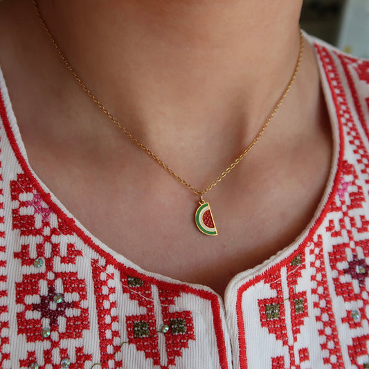 Watermelon Necklacee